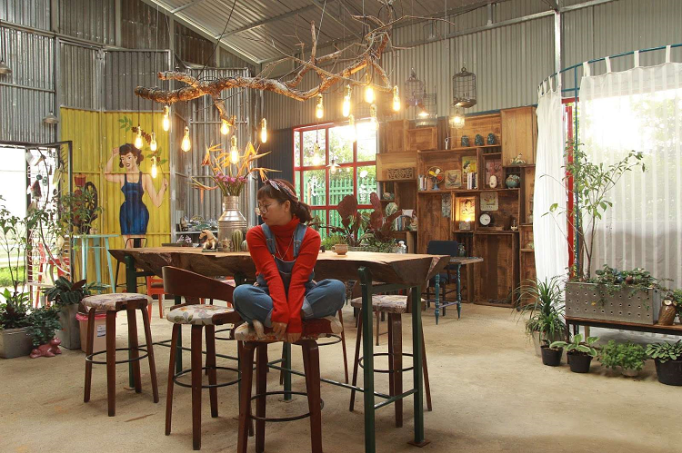 Ông Ba Bà Ba Garden đẹp lung linh Quán cafe Ông Ba Bà Ba Garden