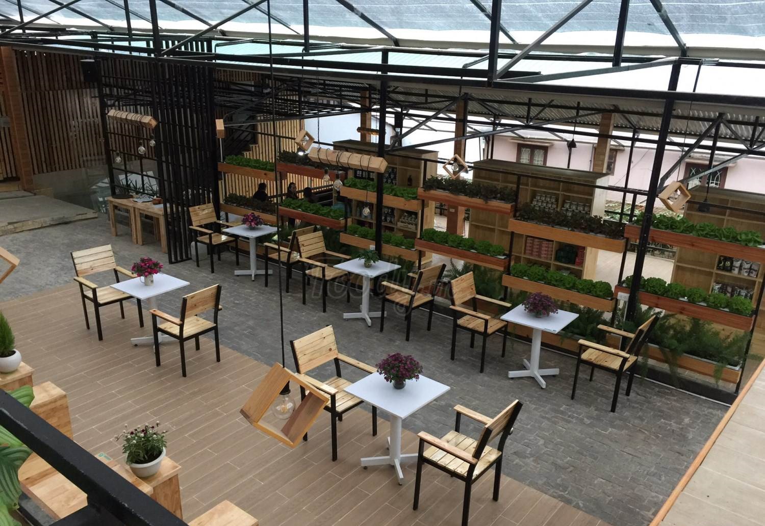 Không gian quán cafe
