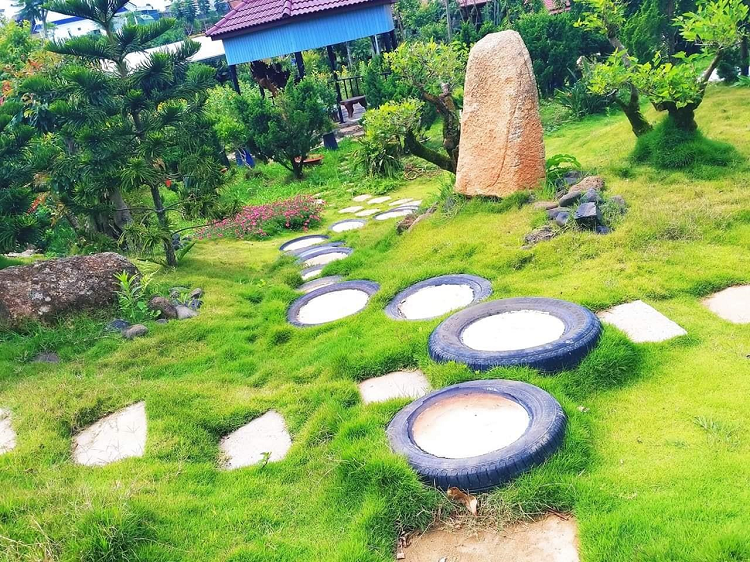 không gian xanh mướt