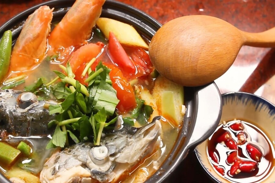 Canh chua hoa so đũa