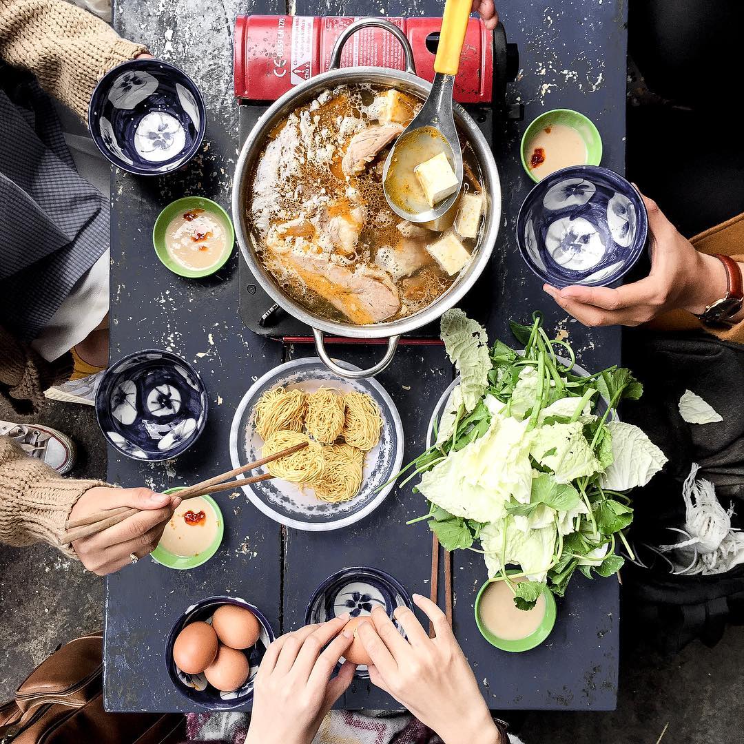 Lẩu dê tay cầm Ngân