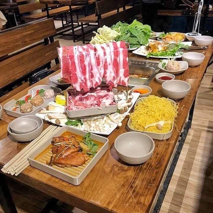 Lẩu buffet rau Lagim
