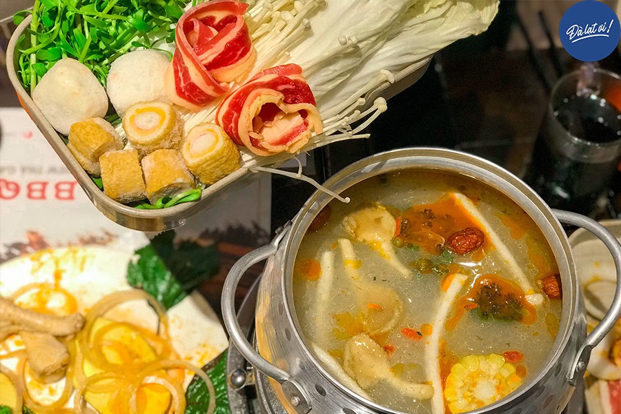 Nậm nướng dồi sụn Xàm