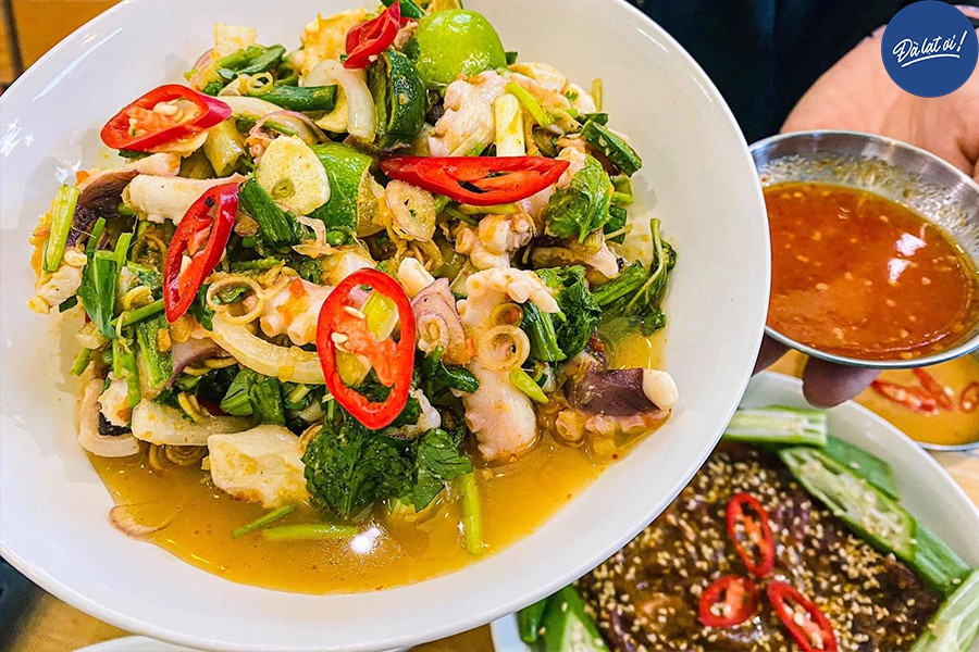 Các món ngon cay xé lưỡi từ bạch tuộc