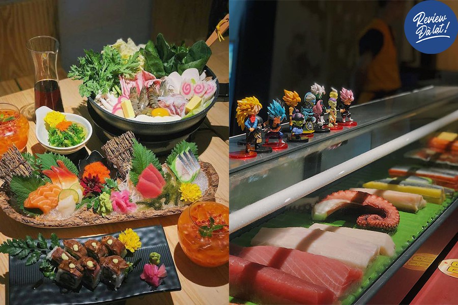 Lẩu khô Nhật và các món sashimi