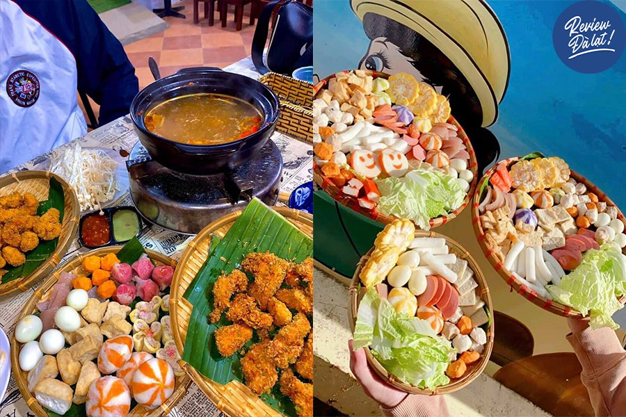 Mâm đồ ăn vặt full topping