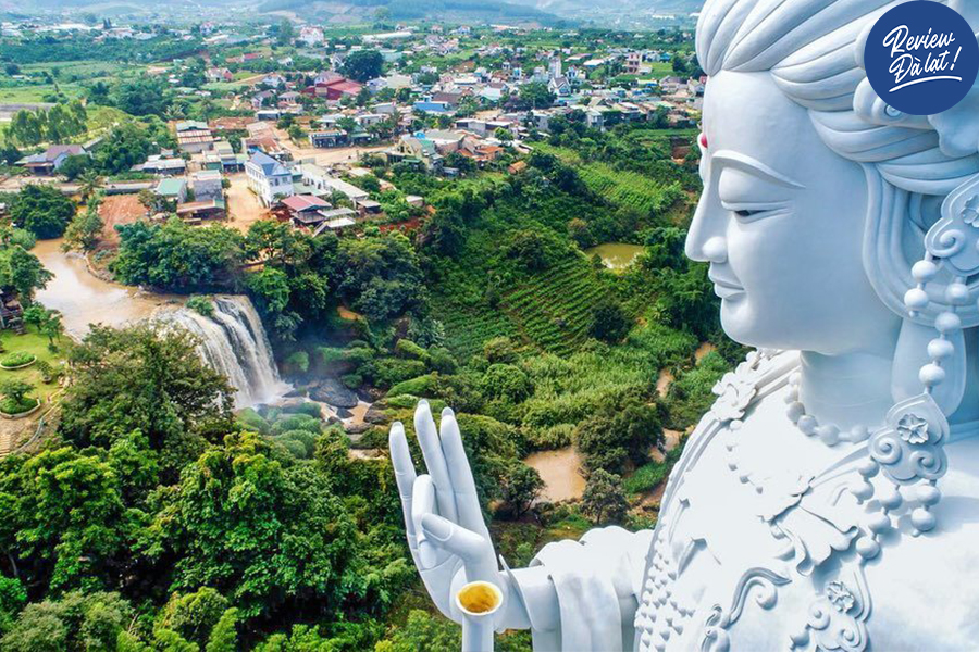Thác Voi và tượng Phật cao nhất Việt Nam