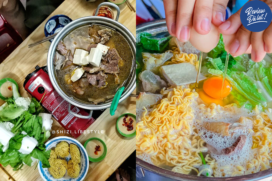 Lẩu bò siêu nhiều topping, nước lẩu đậm đà khiến ai ăn cũng mê