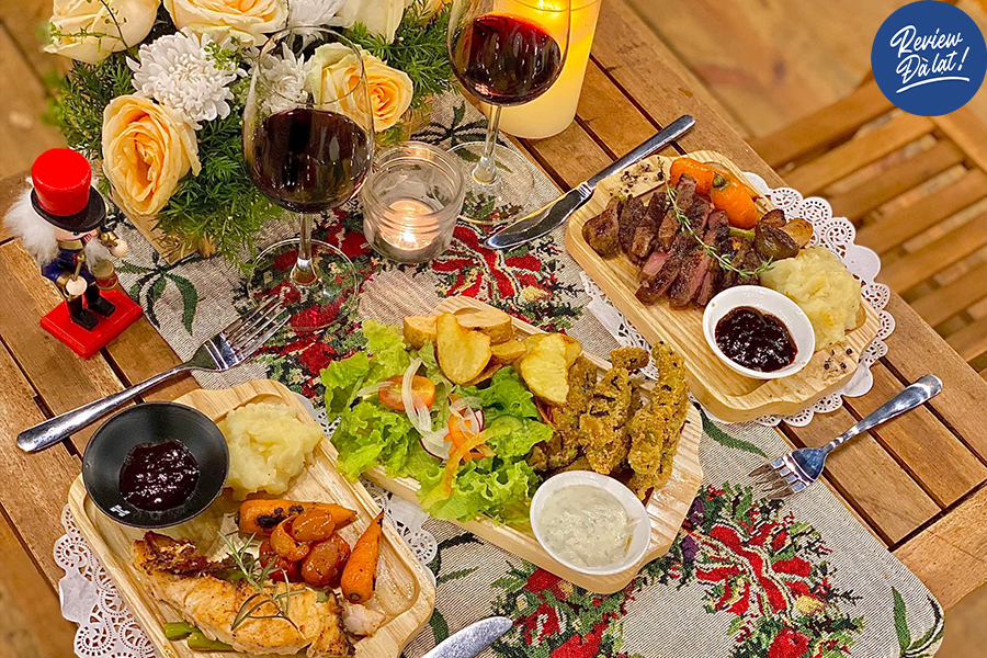 Menu đa dạng toàn các món Âu xịn sò