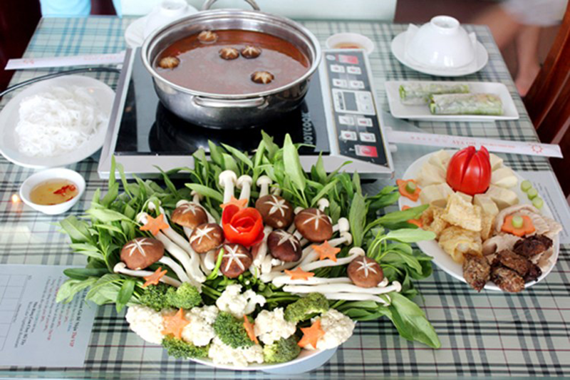 quán ăn chay Đà Lạt